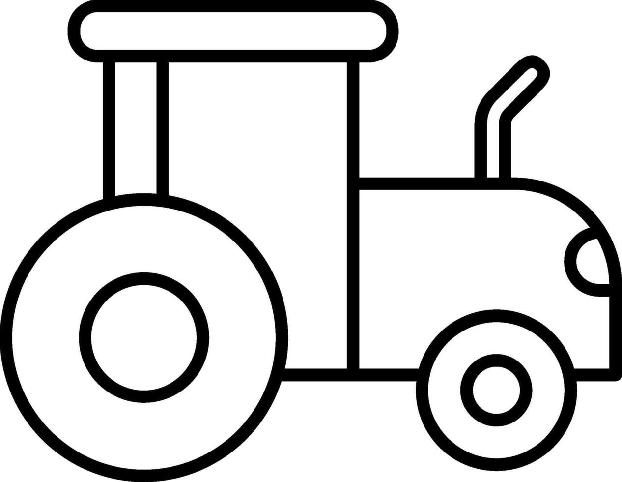 Tractor Icon Design vector