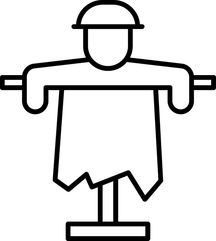 Scarecrow Icon Design vector