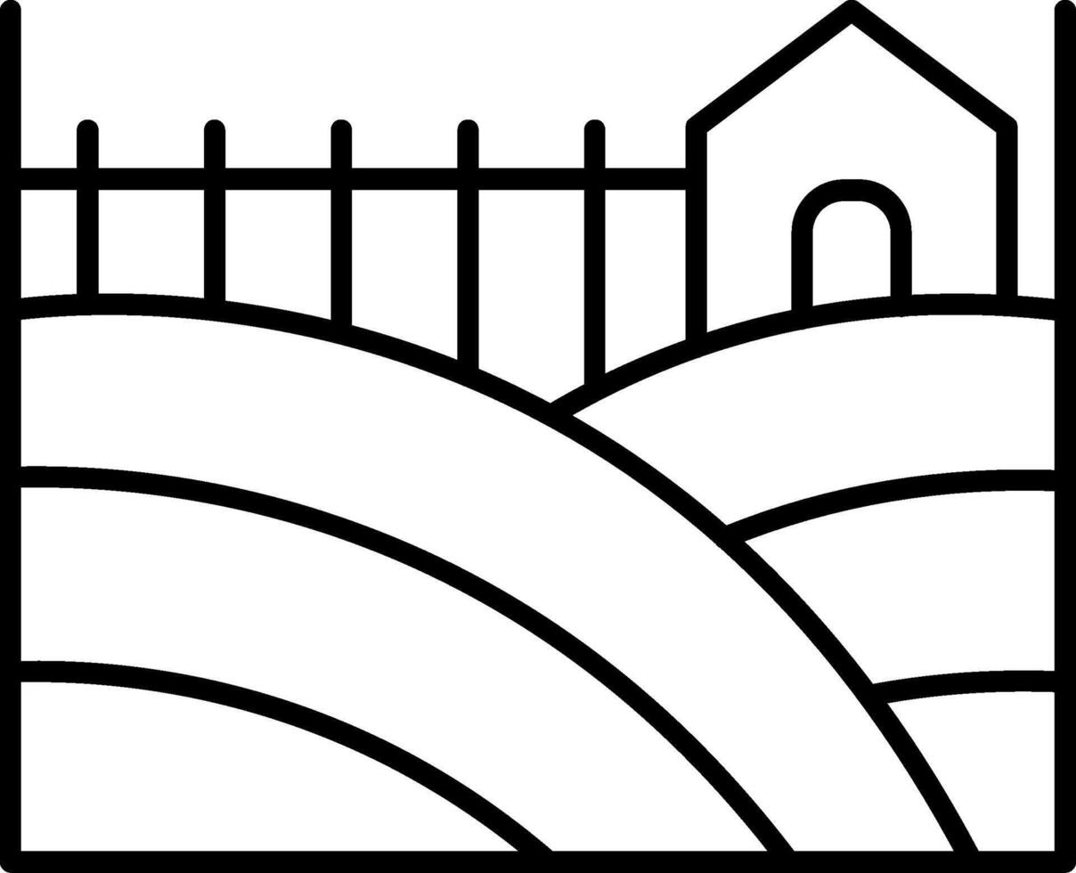 Land Icon Design vector