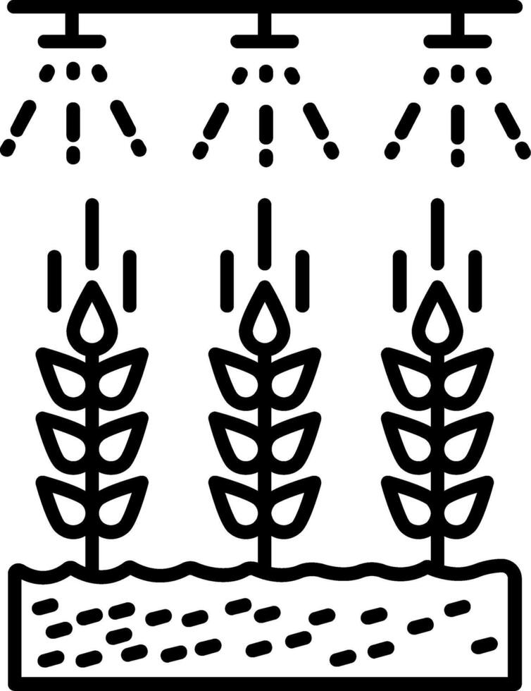 Hydroponic Icon Design vector