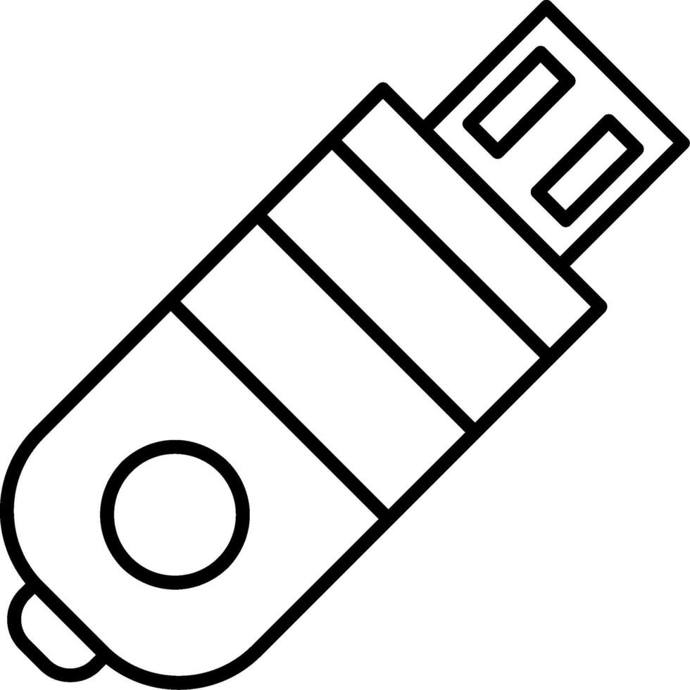 Usb Drive Icon vector