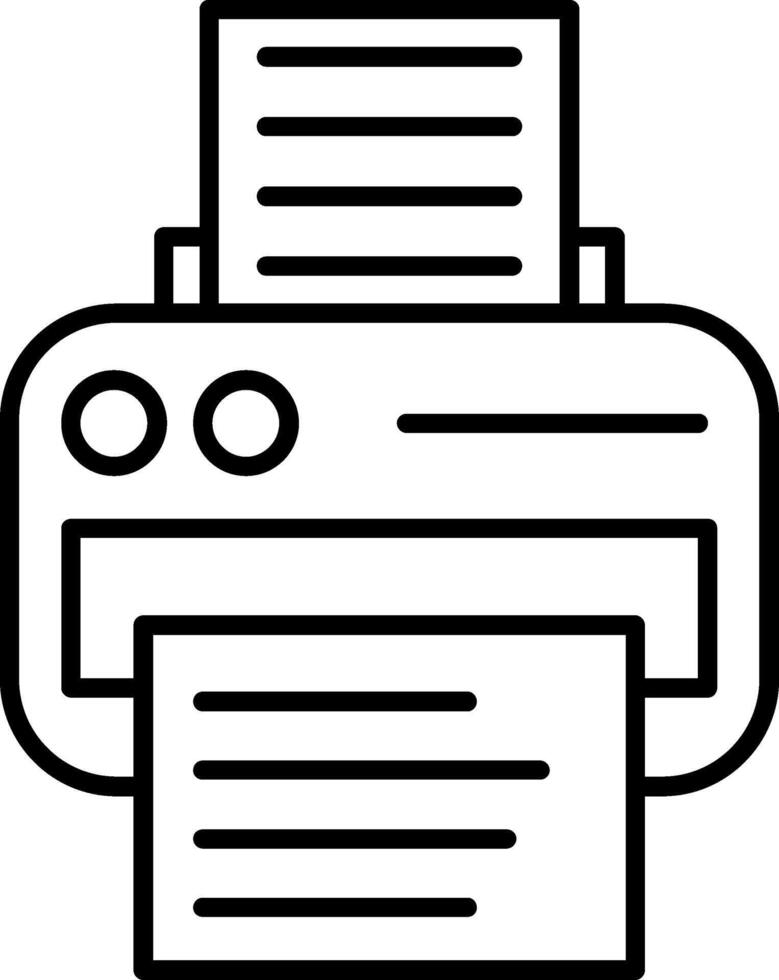 Printer Icon Design vector