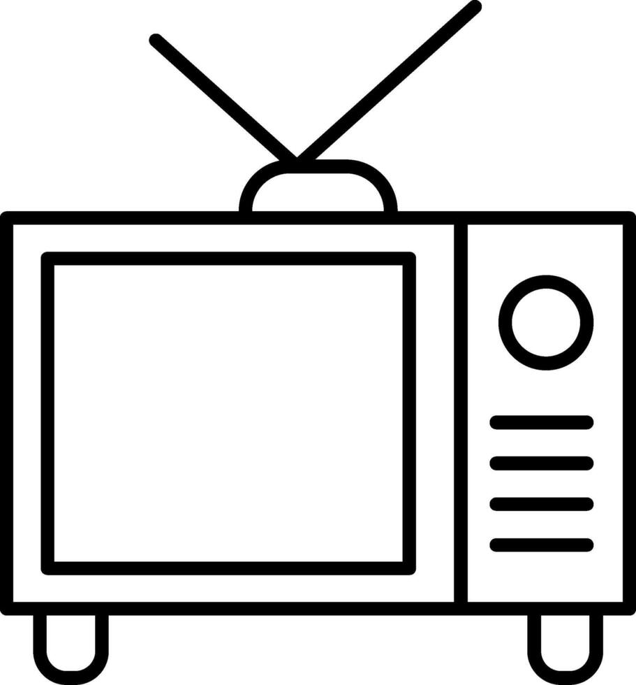 Television Icon Design vector