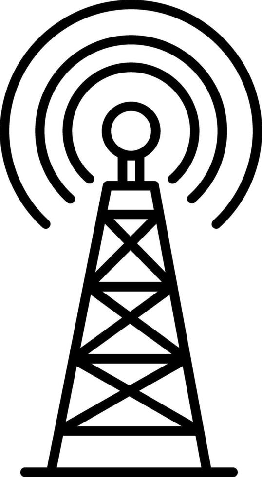 Radio Tower Icon vector
