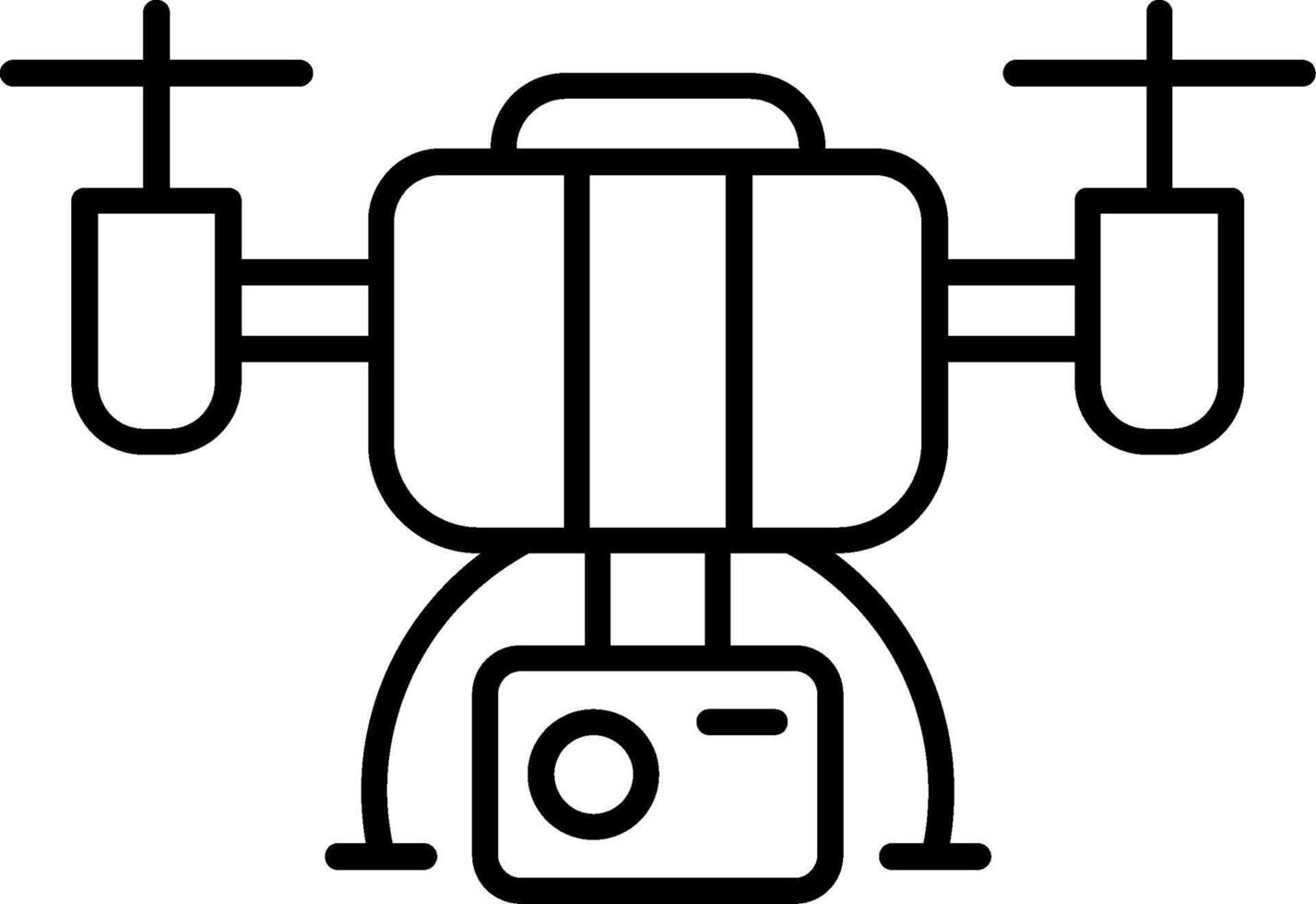 Camera Drone Icon vector