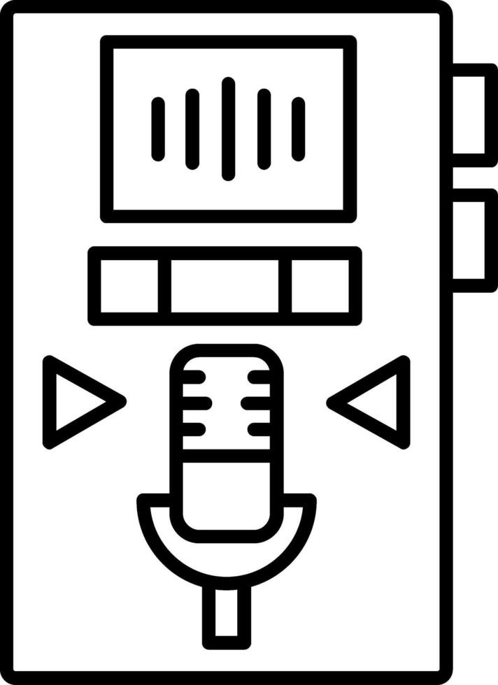 Audio Recording Icon vector