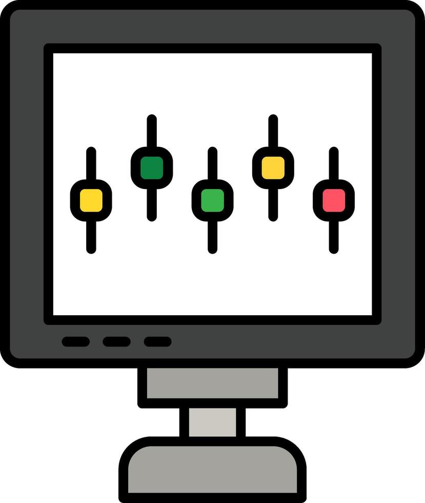 Stock Exchange App Icon Design vector