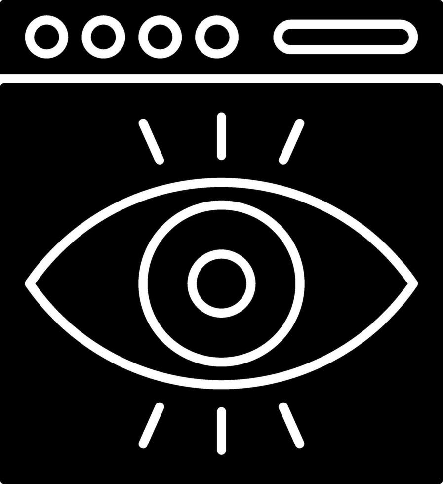 Vision Icon Design vector