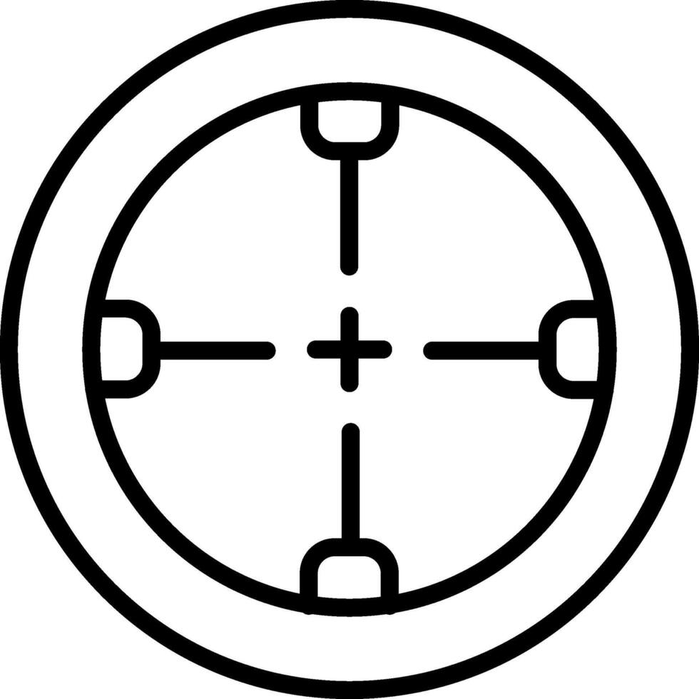 Scope Icon Design vector