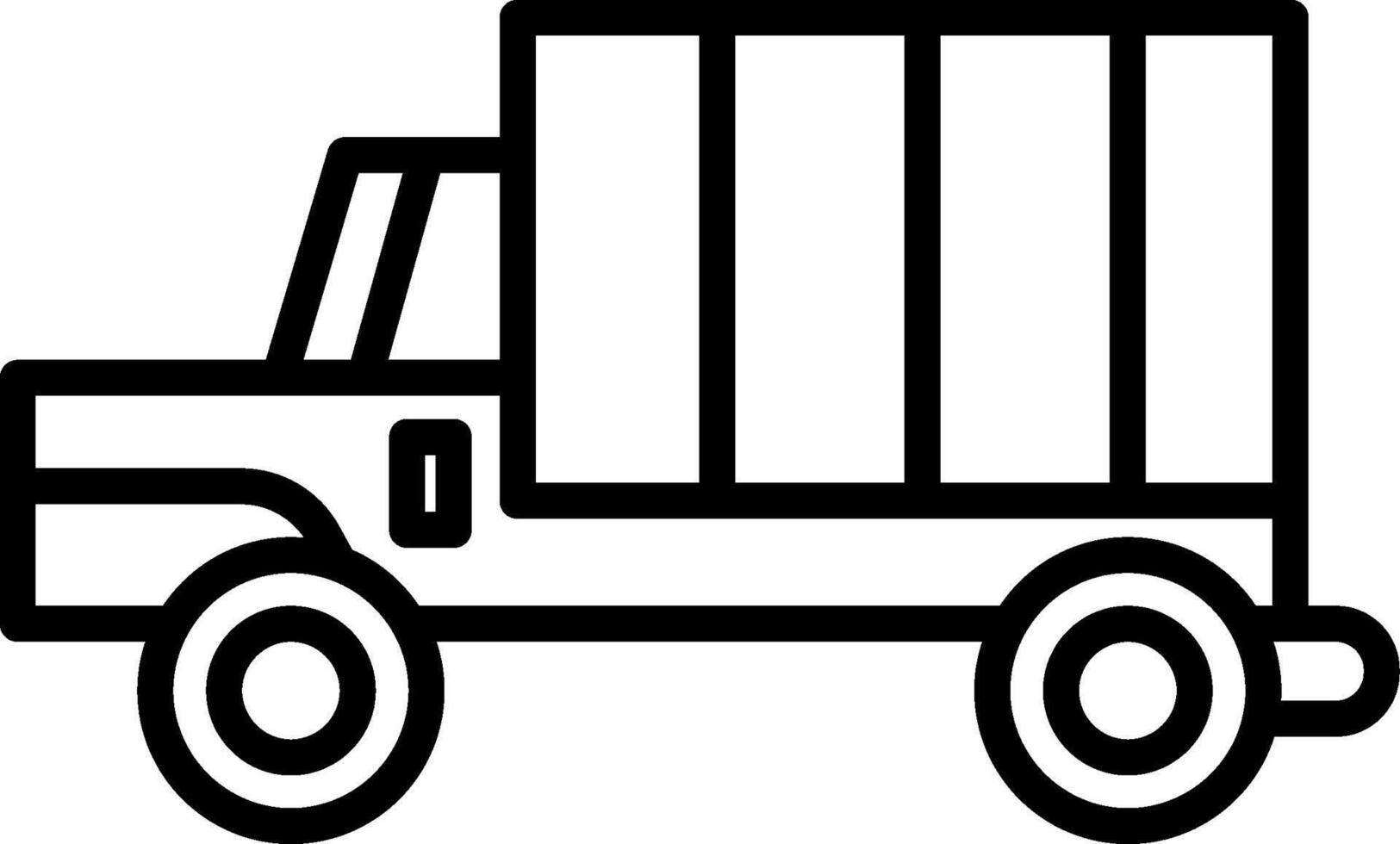 Military Truck Icon Design vector