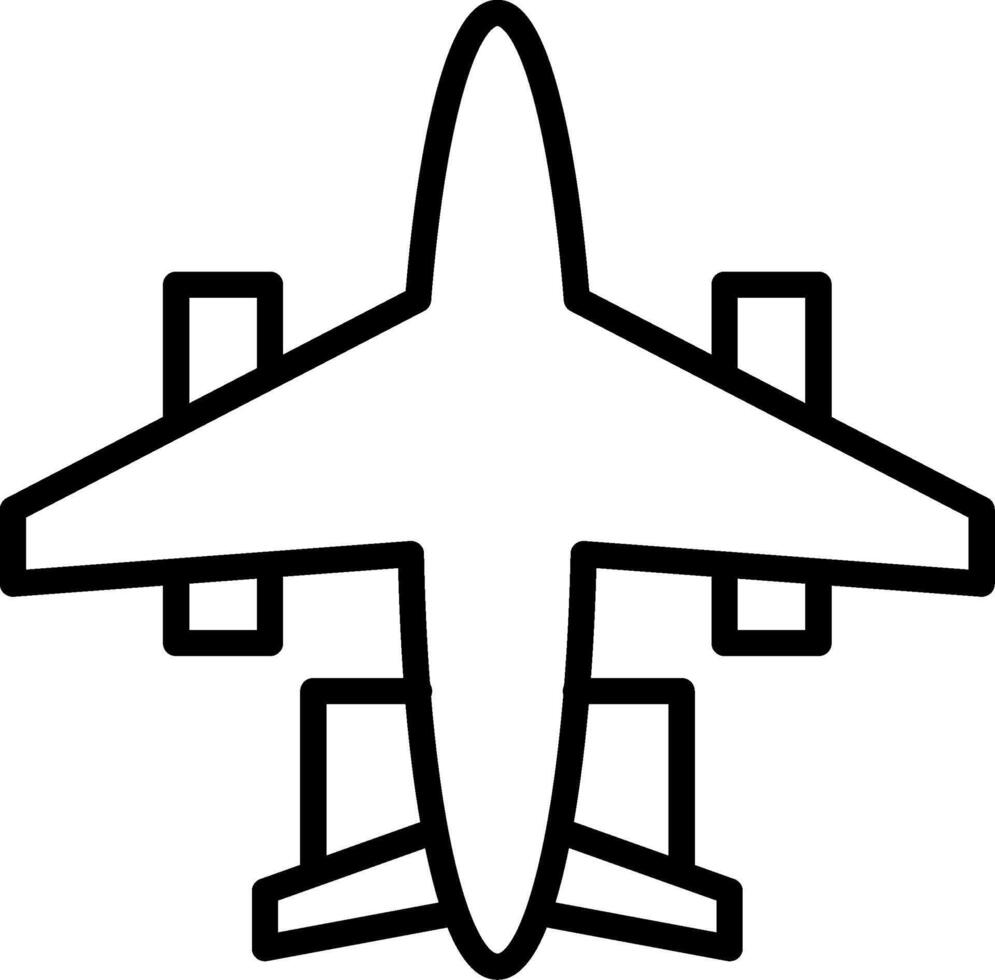 Jet Plane Icon Design vector