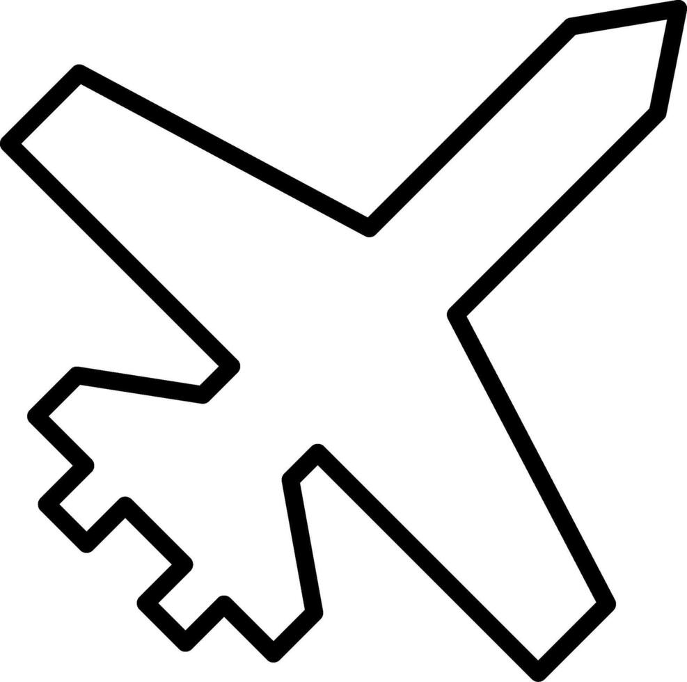 Aircraft Icon Design vector