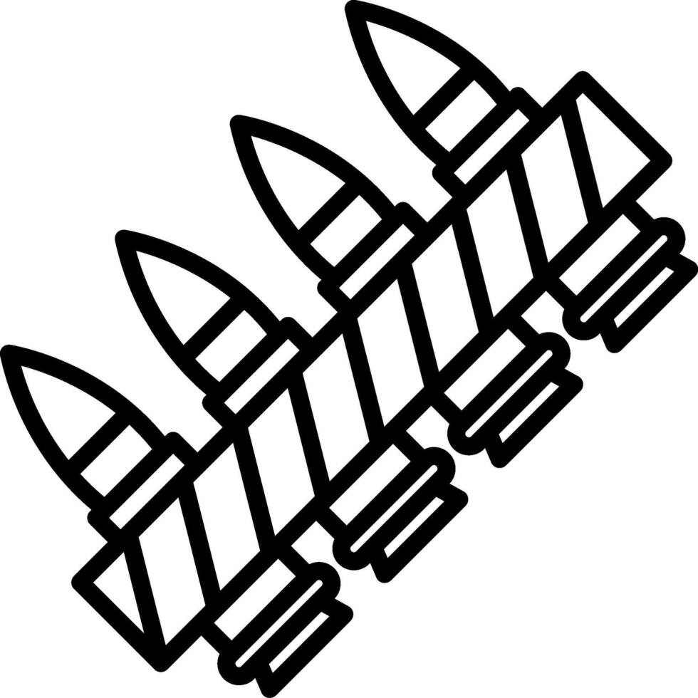 Ammunition Icon Design vector