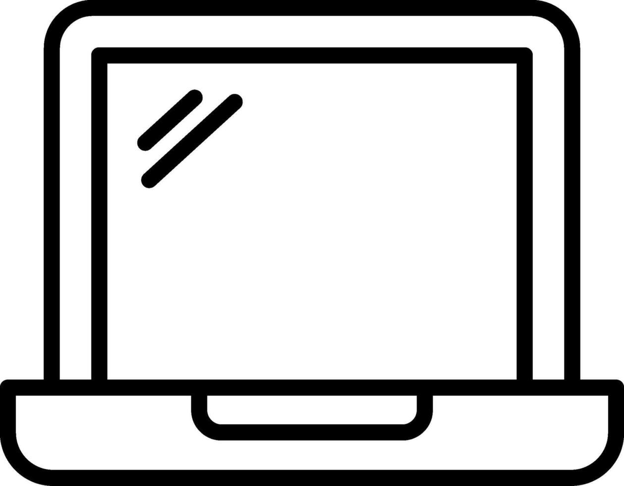 Laptop Icon Design vector