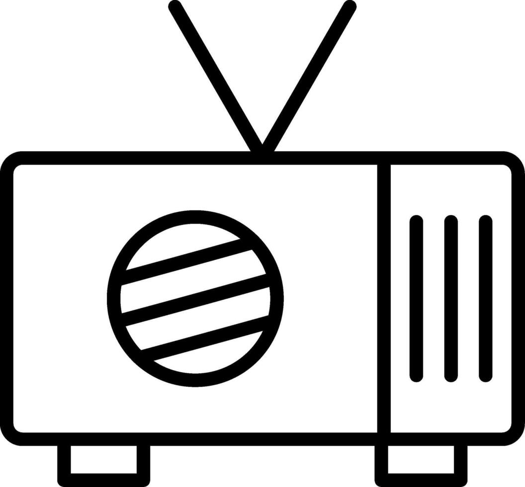Radio Icon Design vector