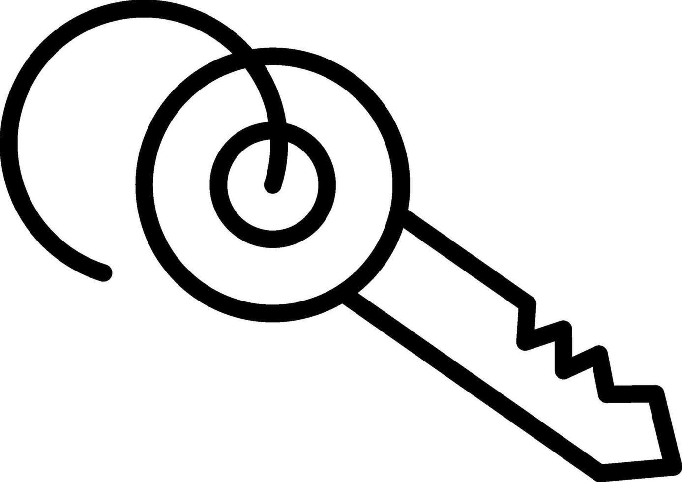 Key Icon Design vector