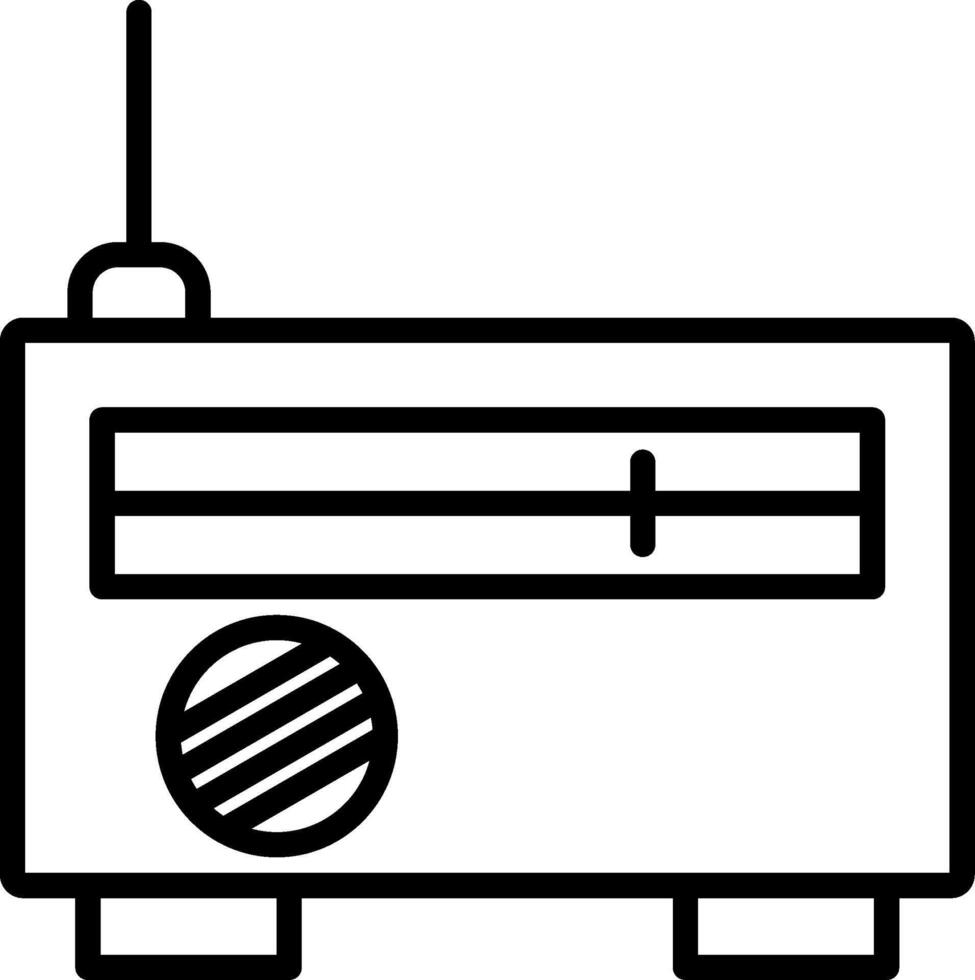 Radio Icon Design vector