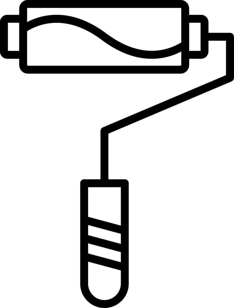 Paint Roller Icon Design vector