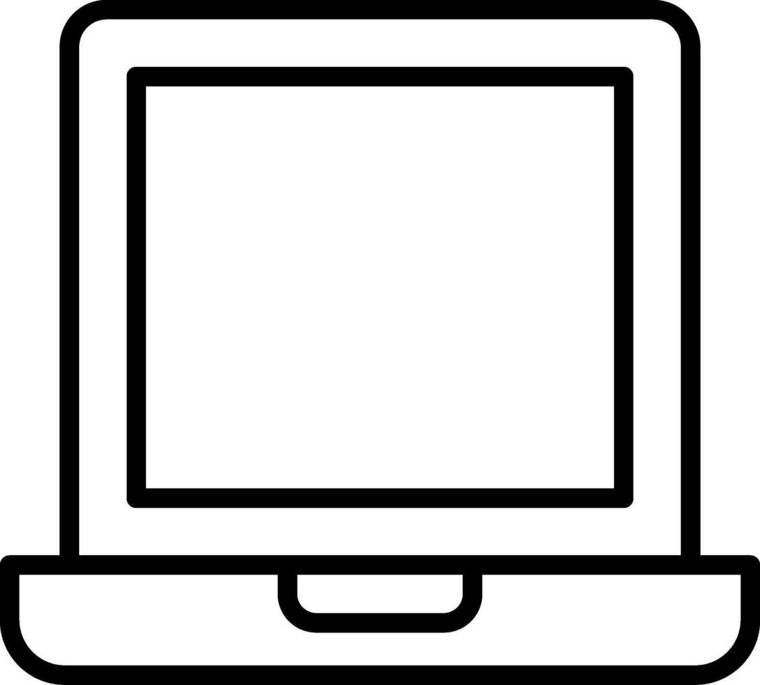Laptop Icon Design vector