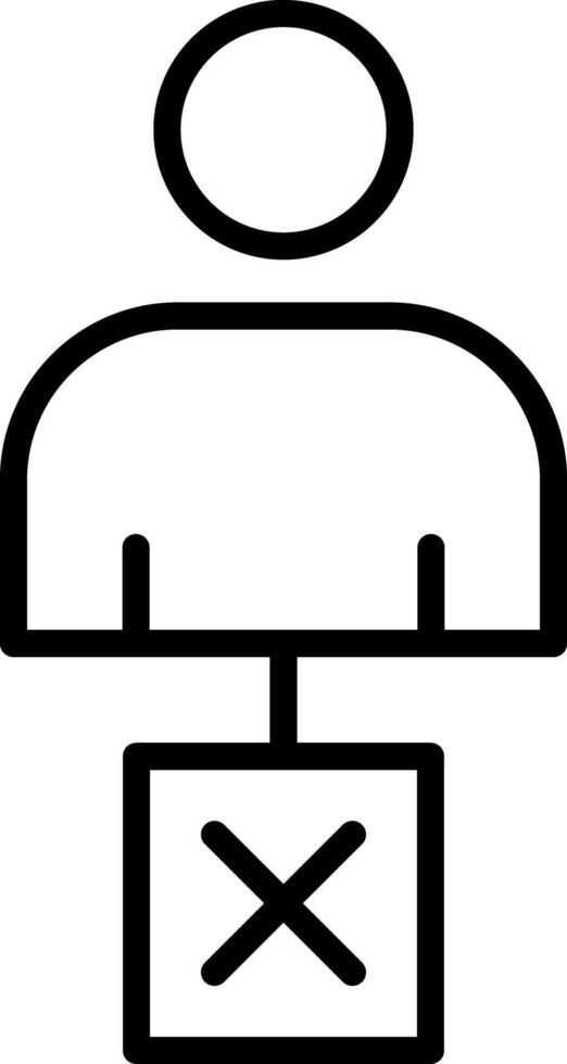 Unemployed Icon Design vector