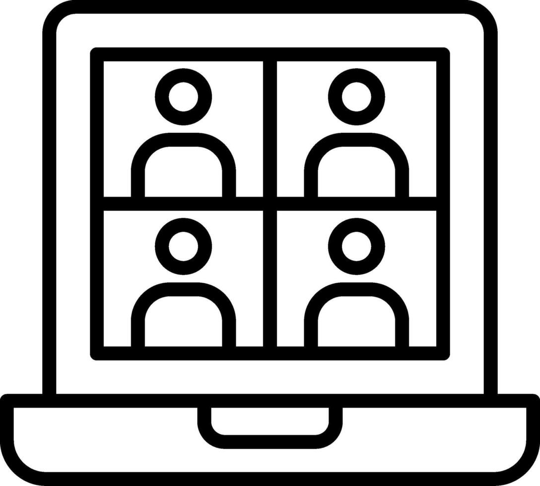 Meeting Icon Design vector