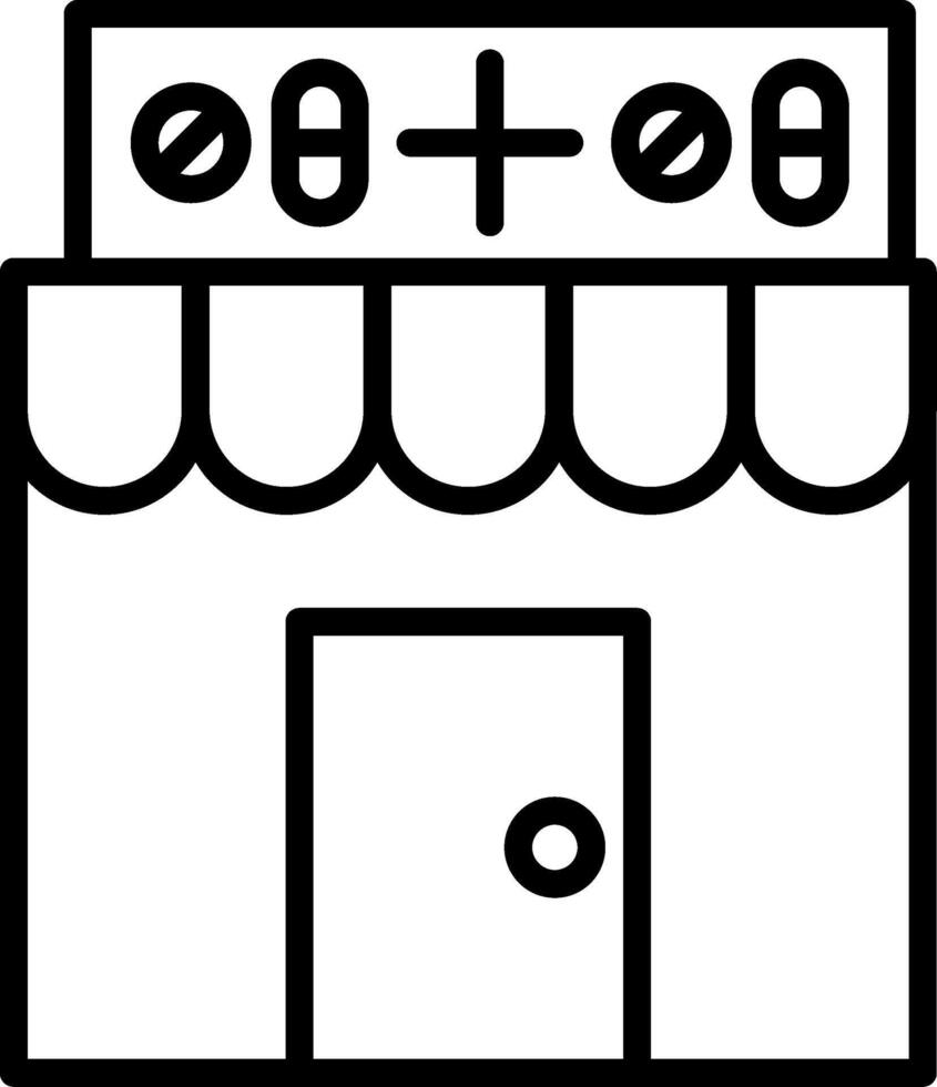Drugstore Icon Design vector