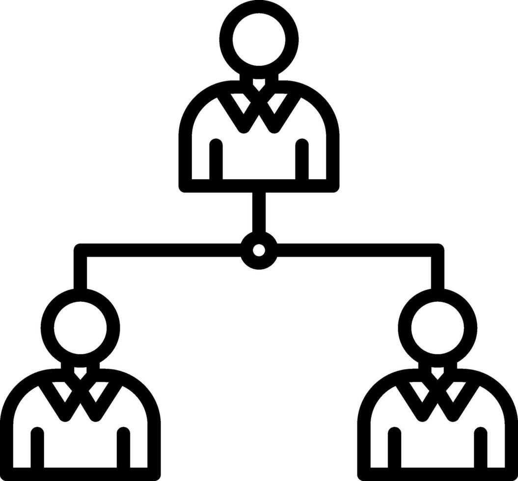 Hierarchy Icon Design vector