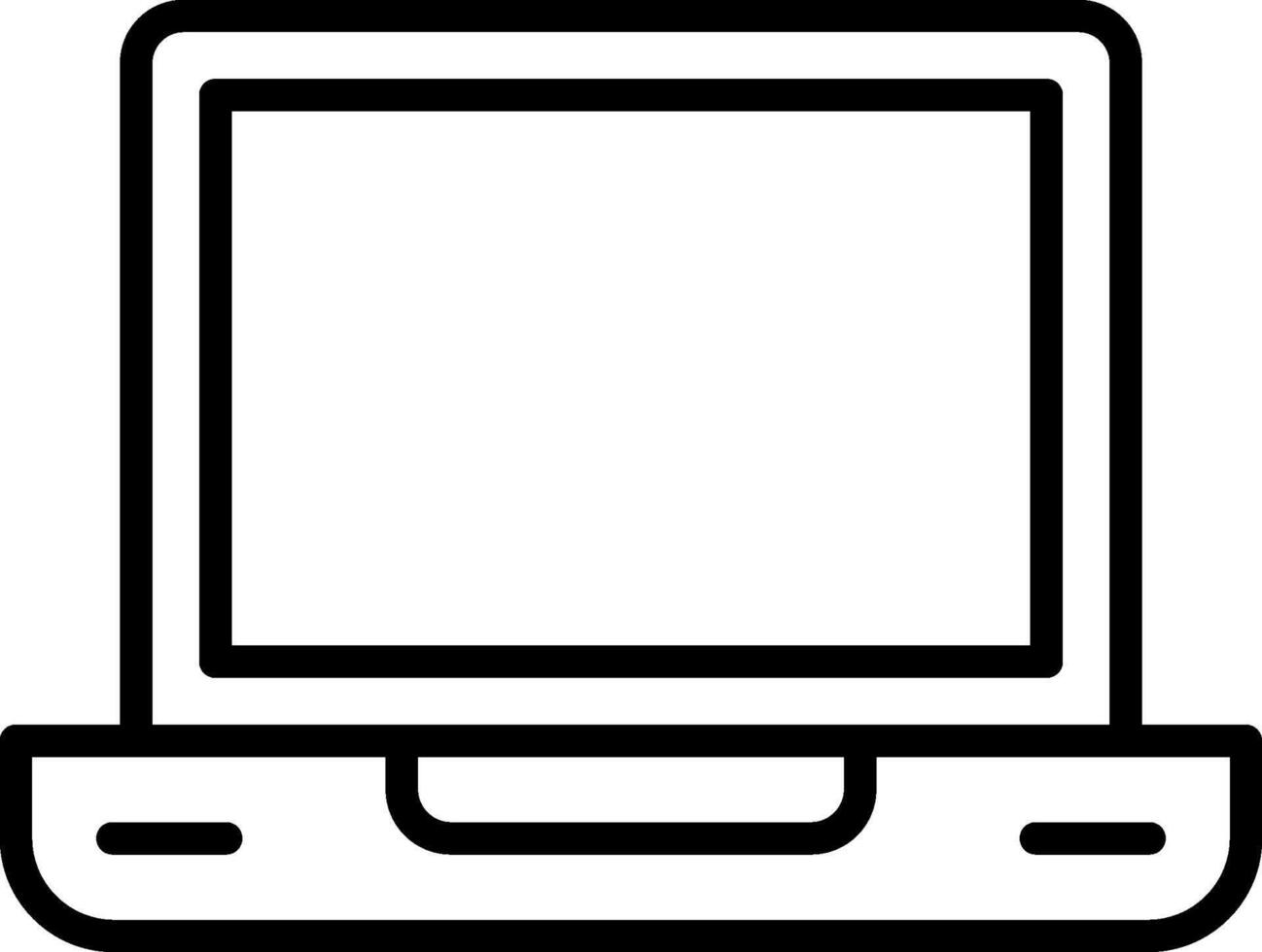 Laptop Icon Design vector