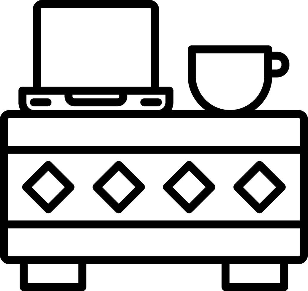Desk Icon Design vector