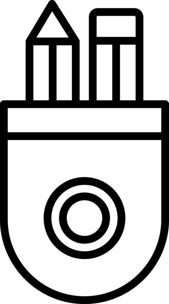 Stationery Icon Design vector