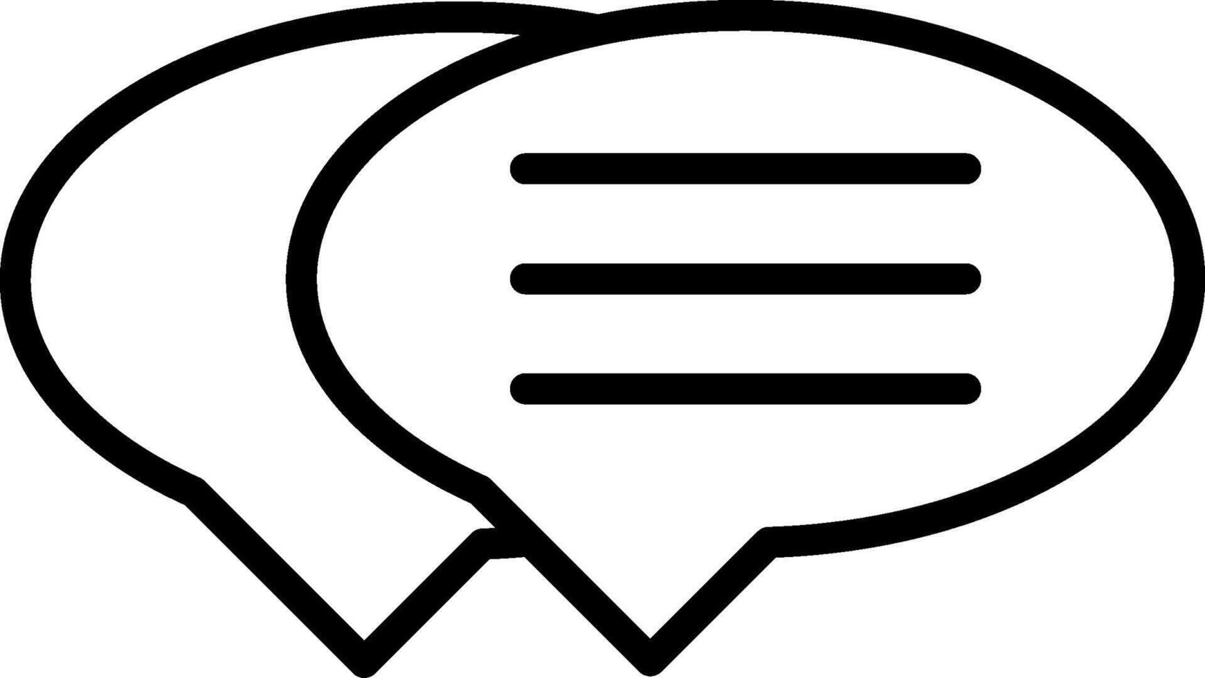 Conversation Icon Design vector