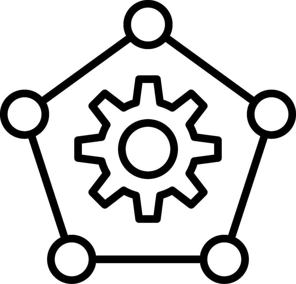 Network Icon Design vector