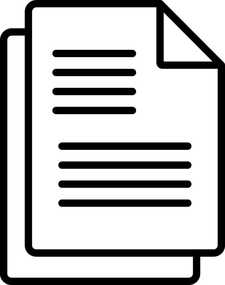 Paper Icon Design vector