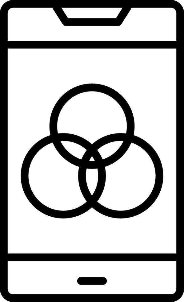 Color Scheme Icon Design vector