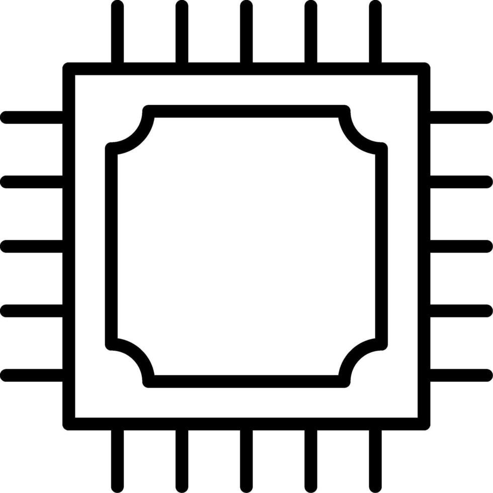 Cpu Icon Design vector