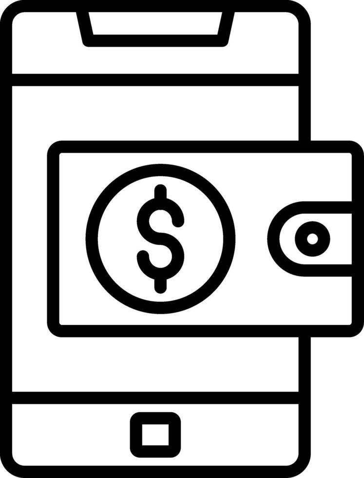 Wallet Icon Design vector