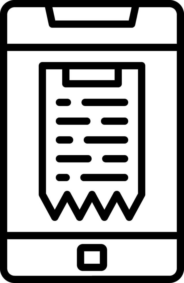 Bill Icon Design vector