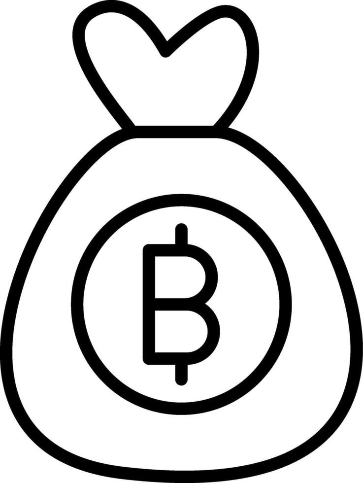 Money Bag Icon Design vector