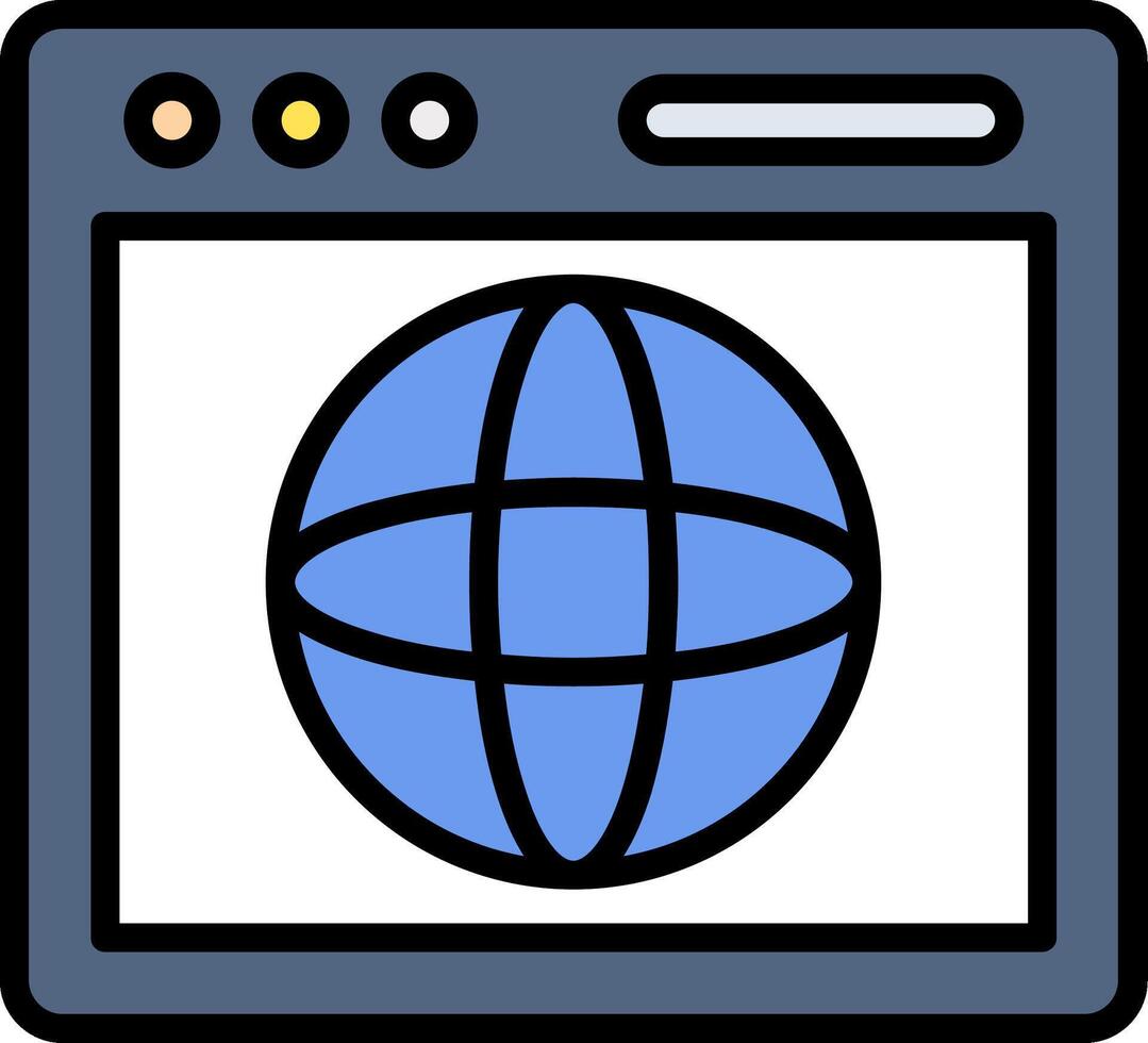 Earth Globe Icon Design vector