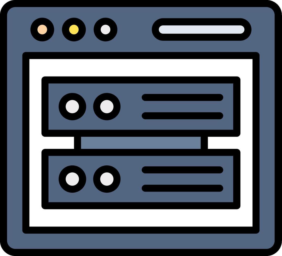Database Icon Design vector