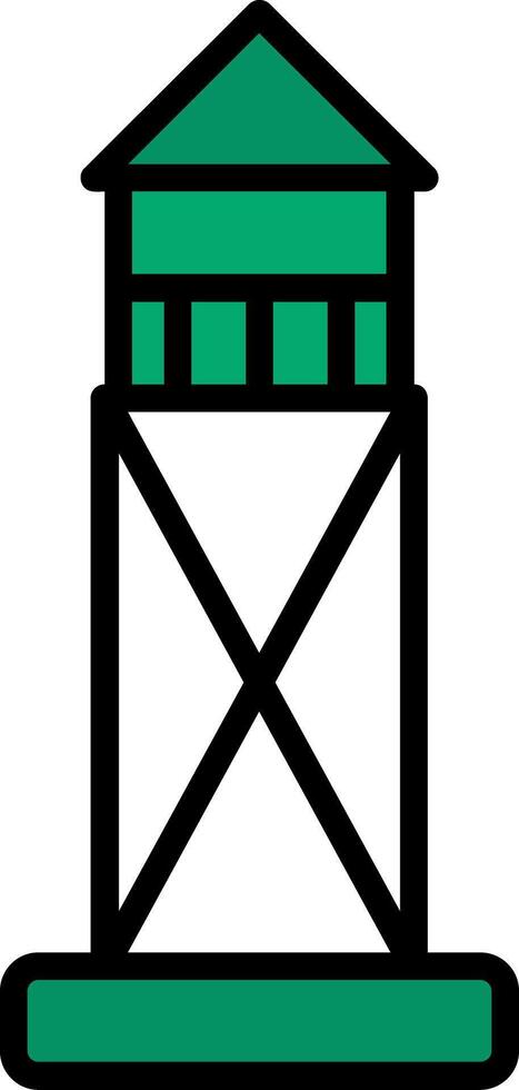 Watchtower Icon Design vector