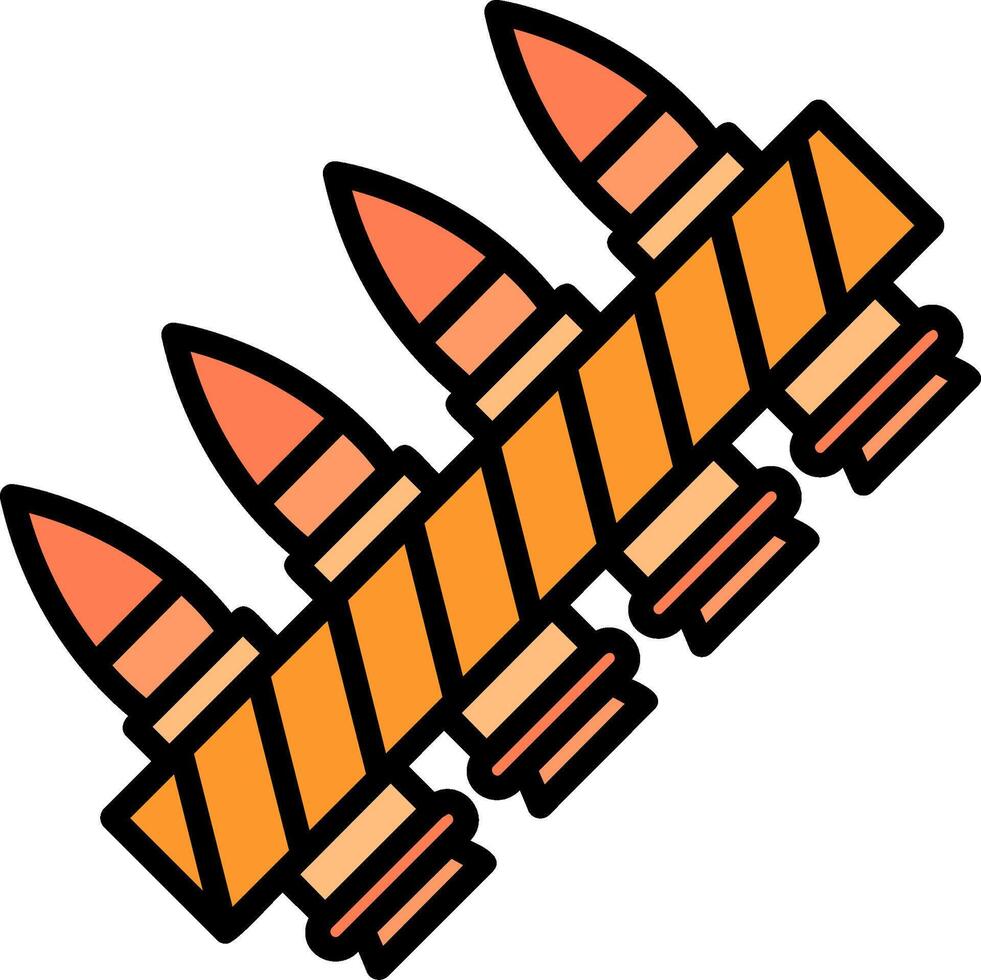 Ammunition Icon Design vector