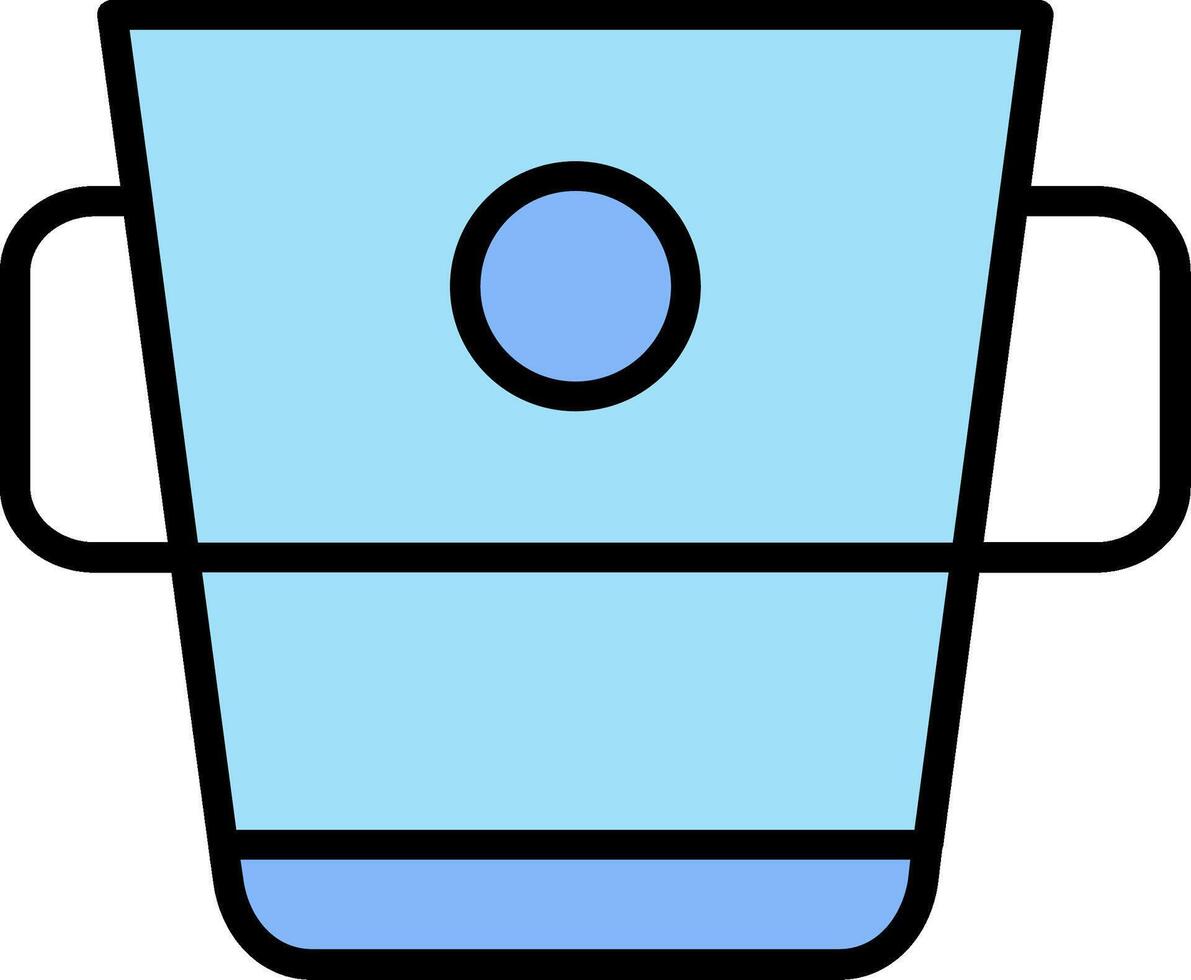 Water Bucket Icon Design vector