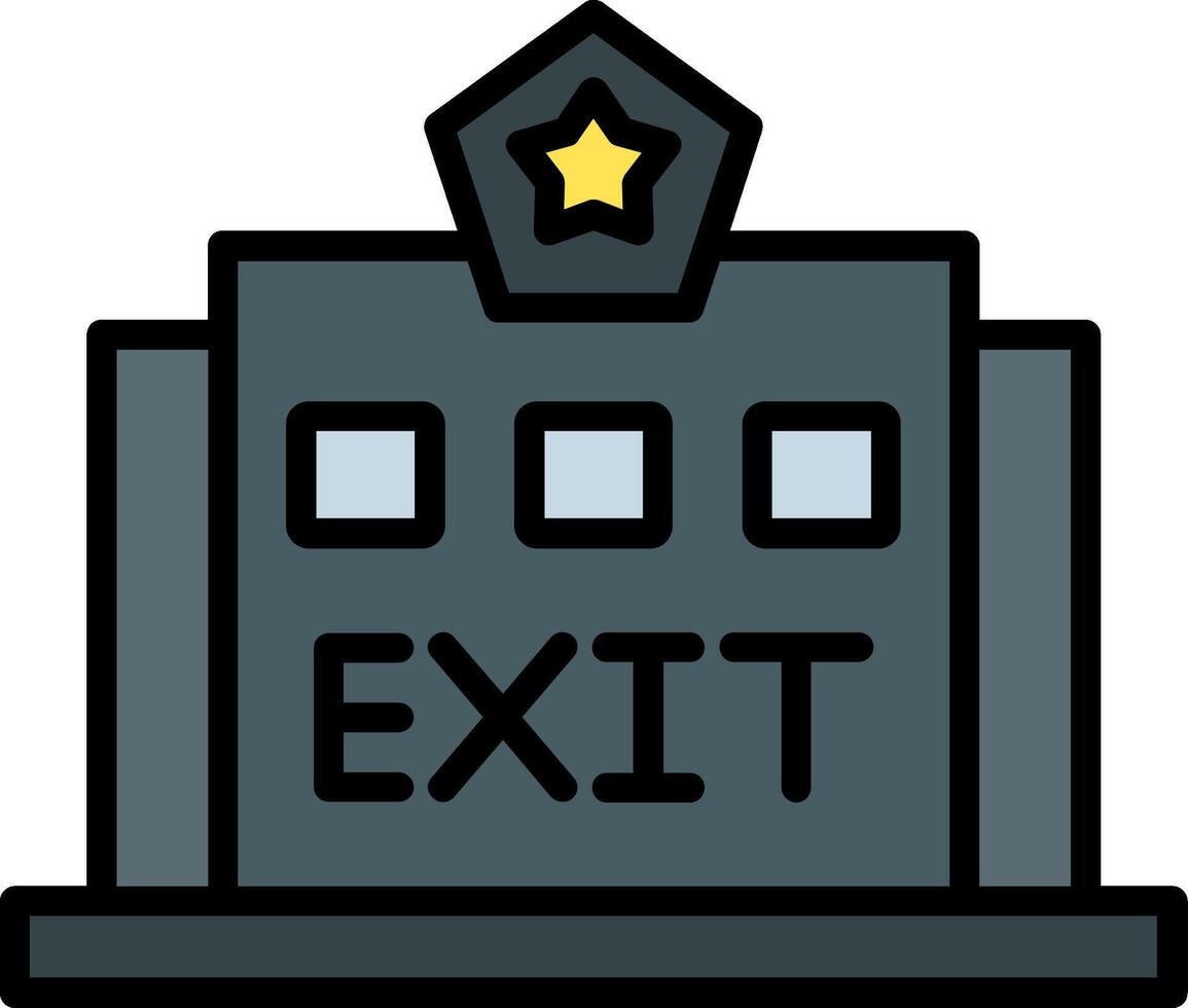 Exit Icon Design vector