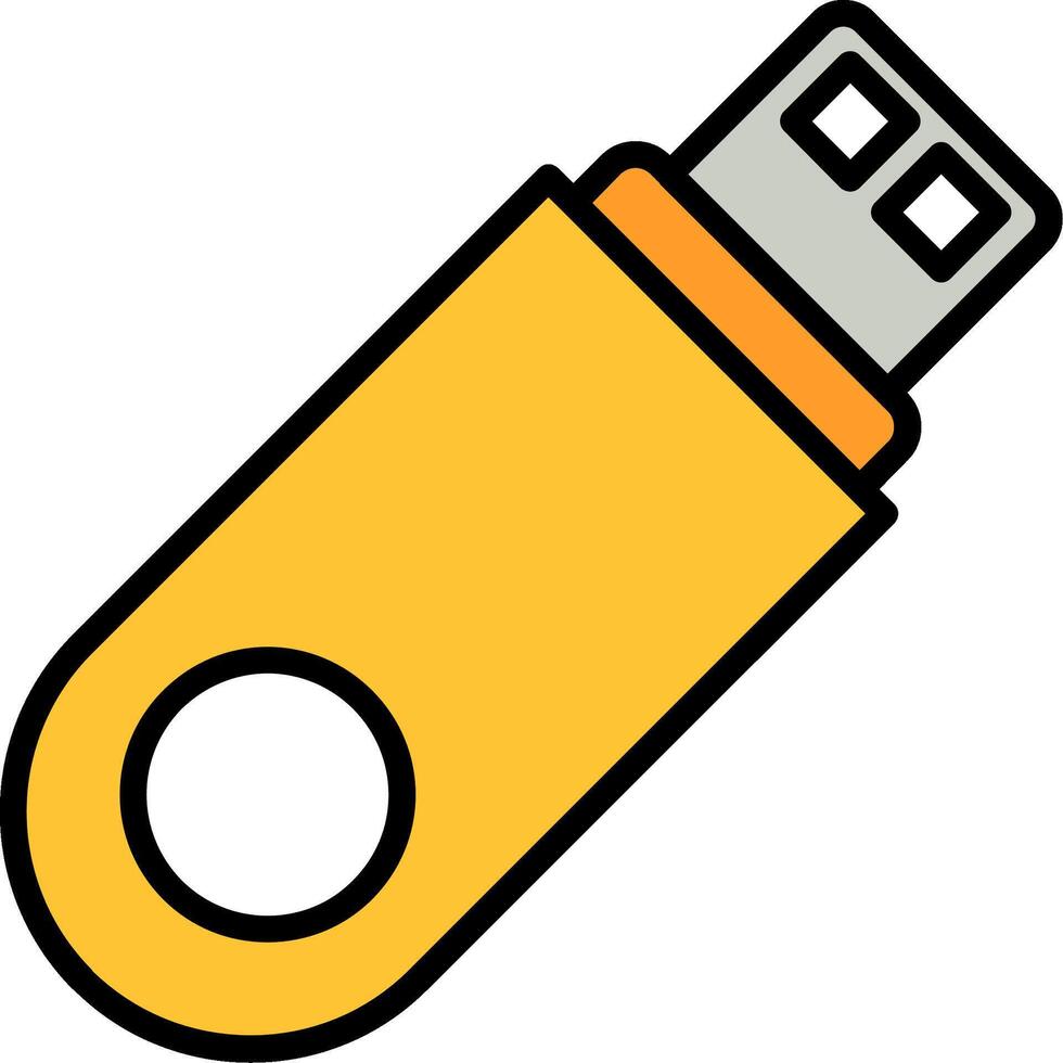 Usb Flash Drive Icon Design vector