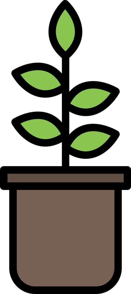 Plant Icon Design vector