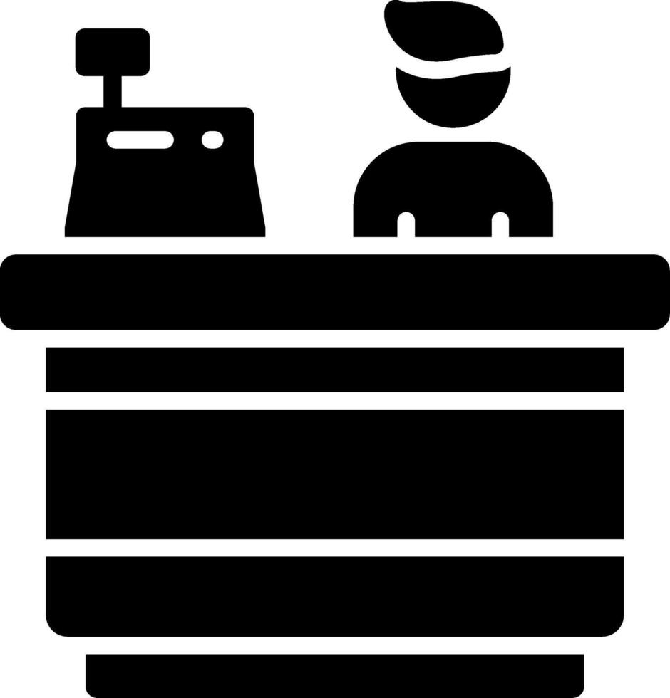 Cashier Icon Design vector
