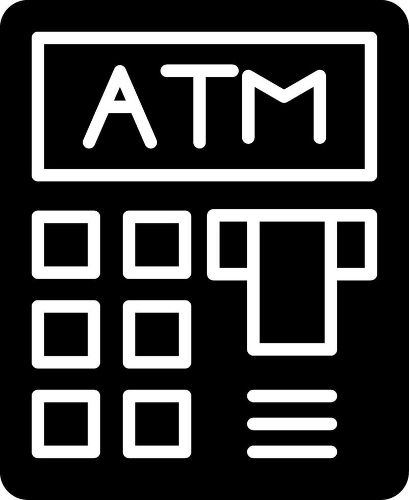 ATM Icon Design vector