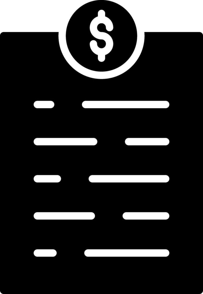 Invoice Icon Design vector
