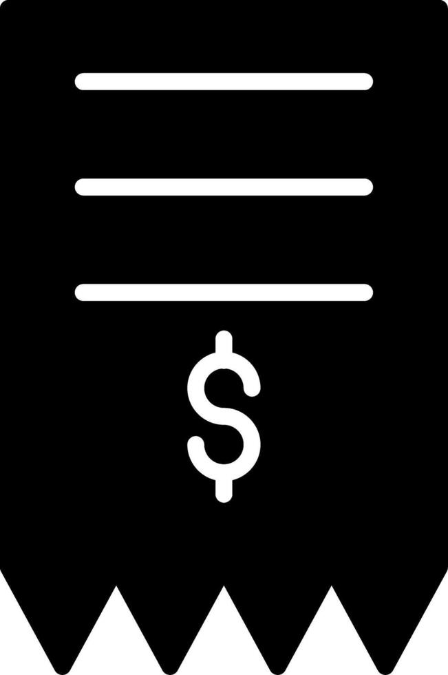 Receipt Icon Design vector
